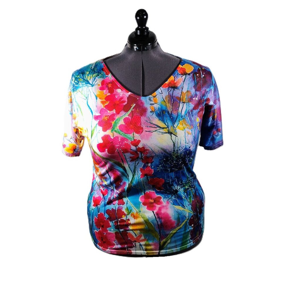 🌸 Plus Size Floral Top – 2XL 🌸